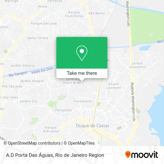 A.D Porta Das Águas map