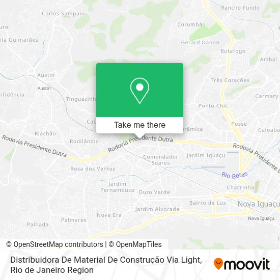 Distribuidora De Material De Construção Via Light map