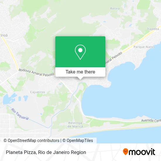 Planeta Pizza map
