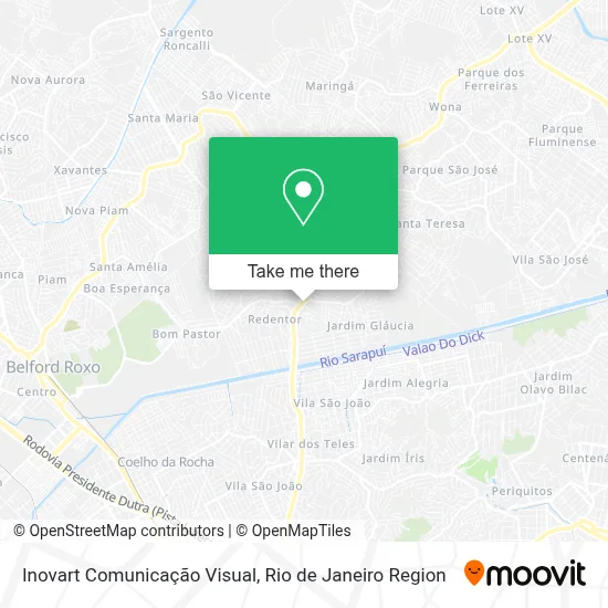 Inovart Comunicação Visual map
