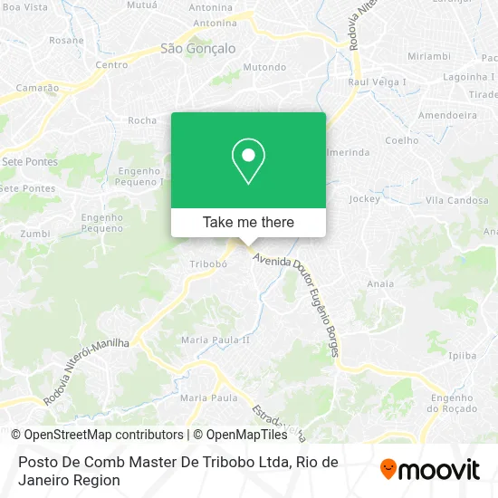 Posto De Comb Master De Tribobo Ltda map