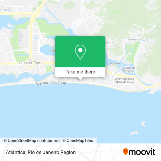 Atlântica map