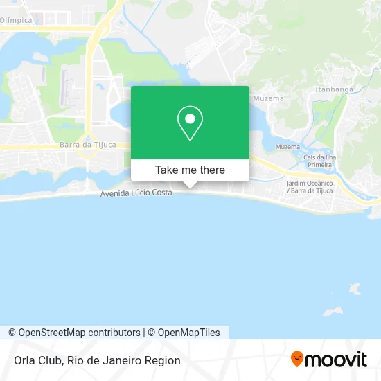 Orla Club map