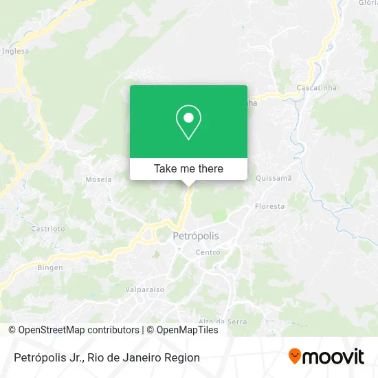 Petrópolis Jr. map