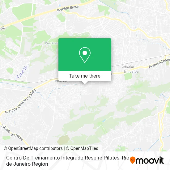 Centro De Treinamento Integrado Respire Pilates map