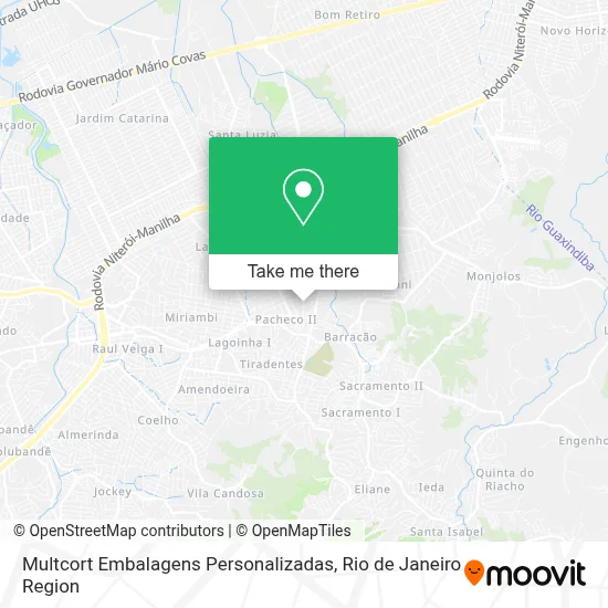 Multcort Embalagens Personalizadas map