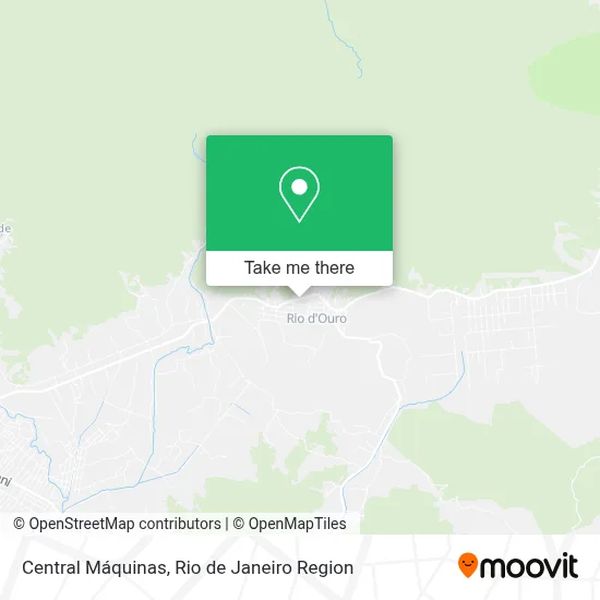 Central Máquinas map