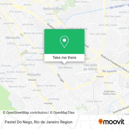 Pastel Do Nego map