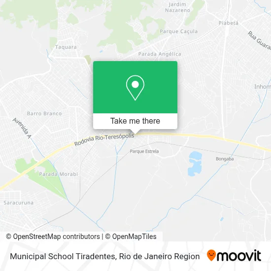 Municipal School Tiradentes map