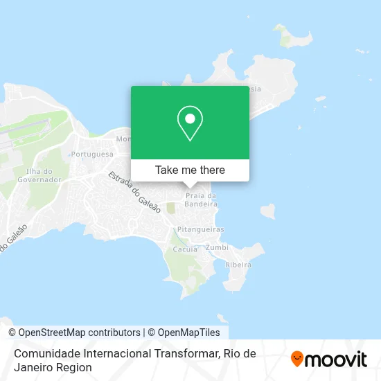 Comunidade Internacional Transformar map