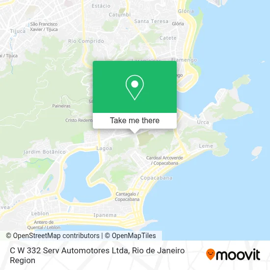 C W 332 Serv Automotores Ltda map