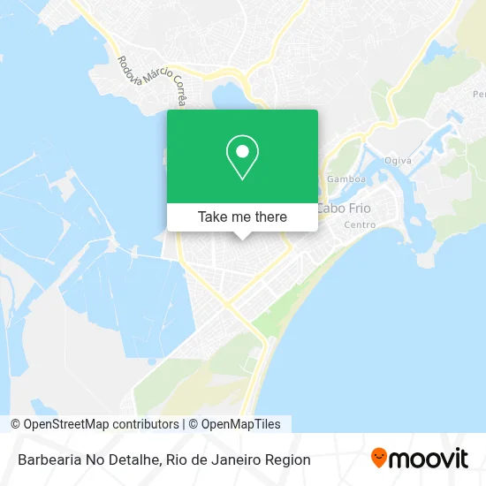 Barbearia No Detalhe map