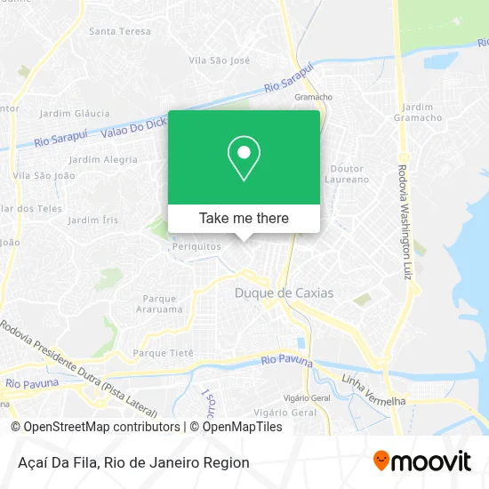 Açaí Da Fila map