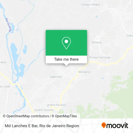 Md Lanches E Bar map