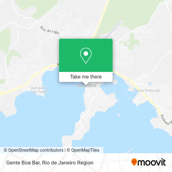 Gente Boa Bar map