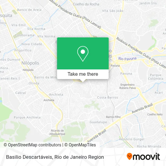 Basilio Descartáveis map