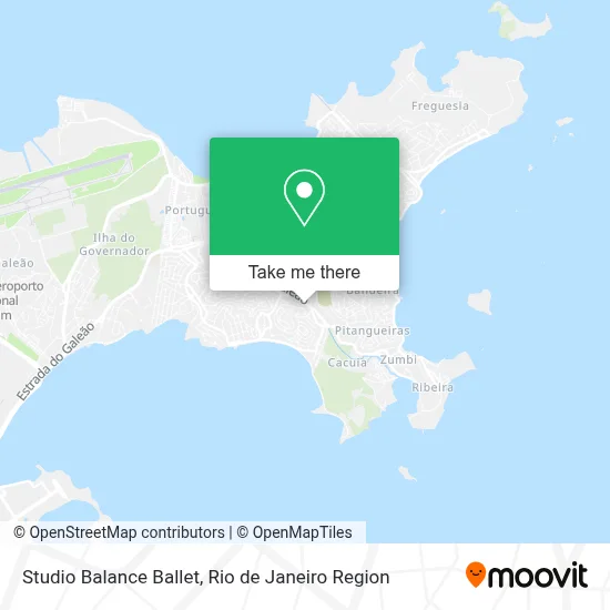 Studio Balance Ballet map