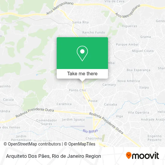 Arquiteto Dos Pães map