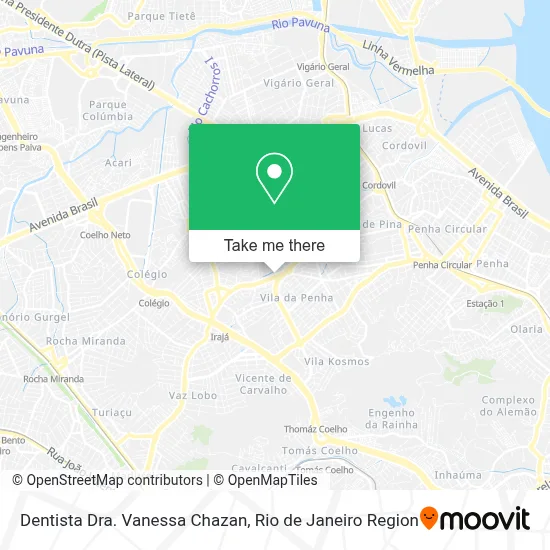 Dentista Dra. Vanessa Chazan map