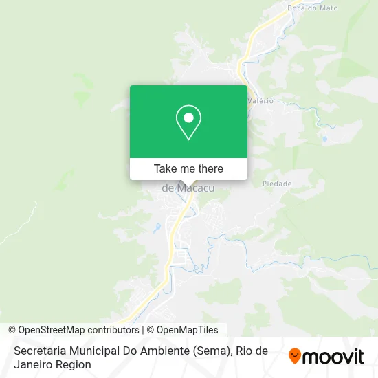 Secretaria Municipal Do Ambiente (Sema) map