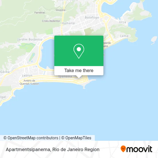 Apartmentsipanema map