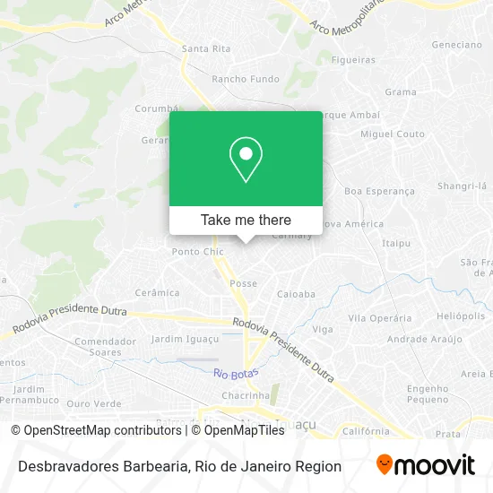 Desbravadores Barbearia map
