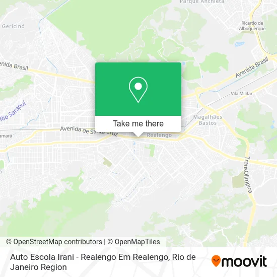 Auto Escola Irani - Realengo Em Realengo map