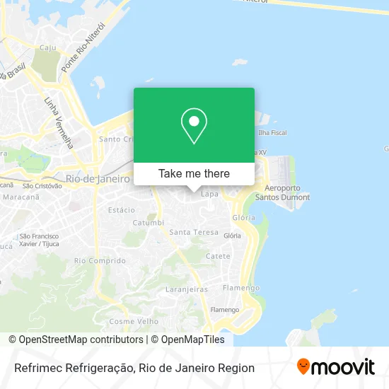 Refrimec Refrigeração map