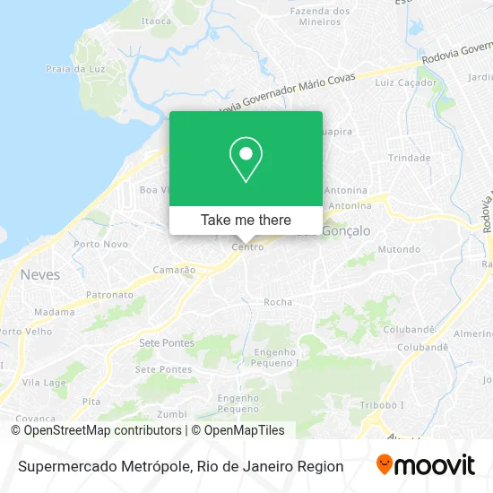 Supermercado Metrópole map