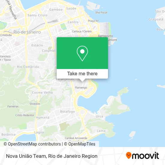 Nova União Team map