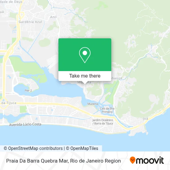 Praia Da Barra Quebra Mar map