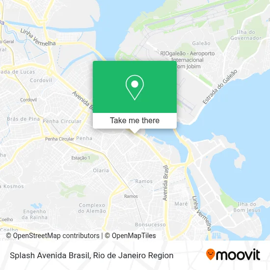 Splash Avenida Brasil map