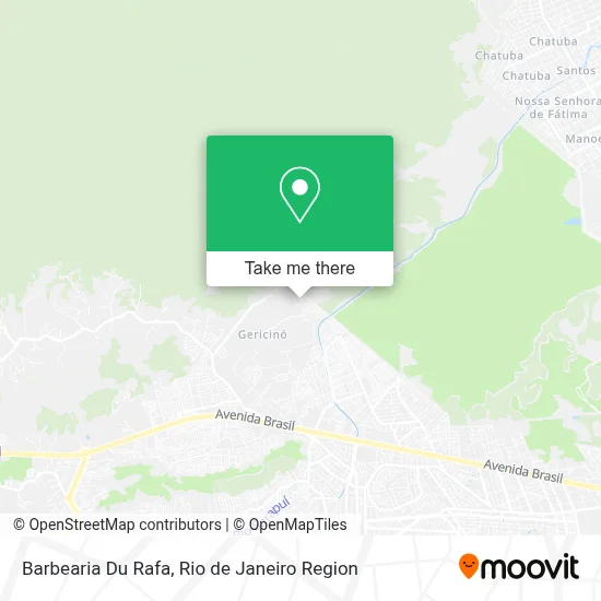 Barbearia Du Rafa map