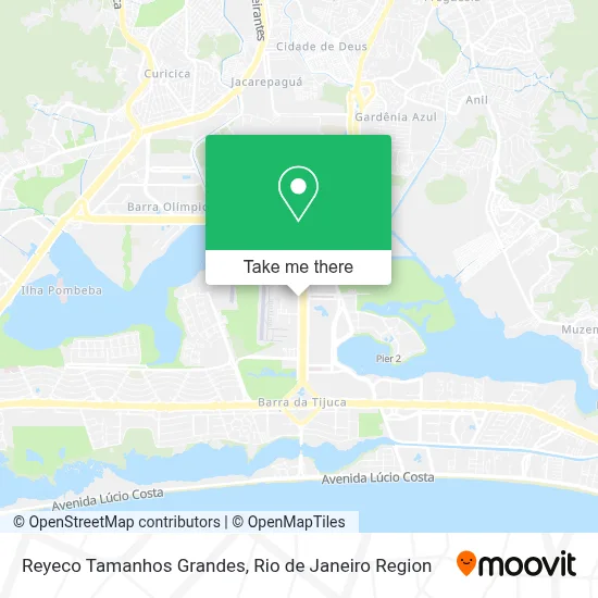 Reyeco Tamanhos Grandes map
