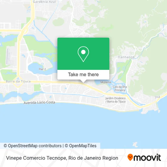 Vinepe Comercio Tecnope map