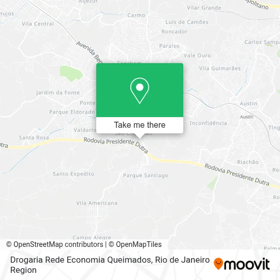 Drogaria Rede Economia Queimados map