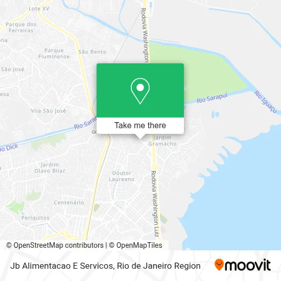 Jb Alimentacao E Servicos map
