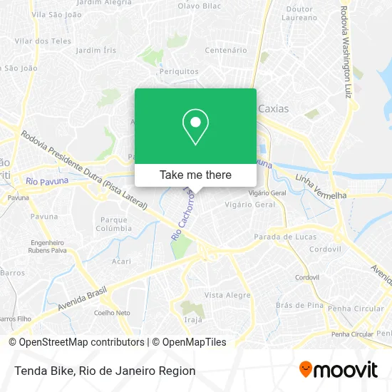Tenda Bike map