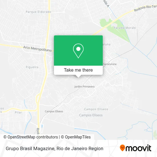 Grupo Brasil Magazine map