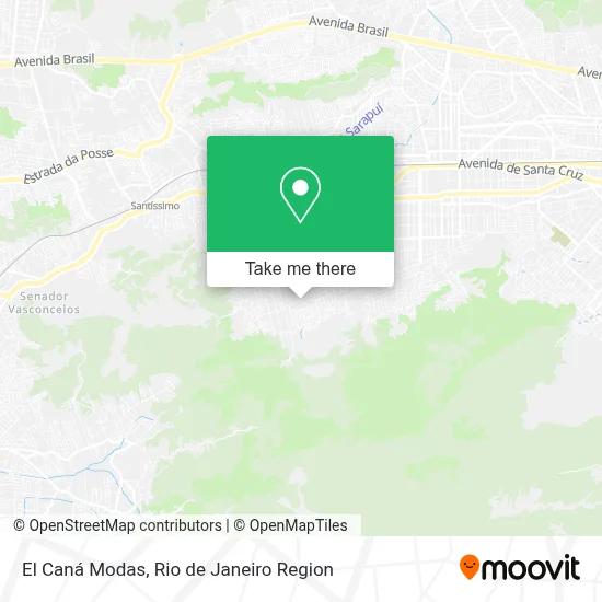 El Caná Modas map