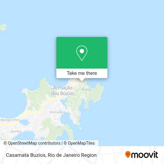 Casamata Buzios map