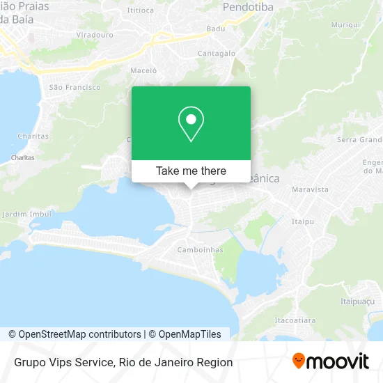 Grupo Vips Service map