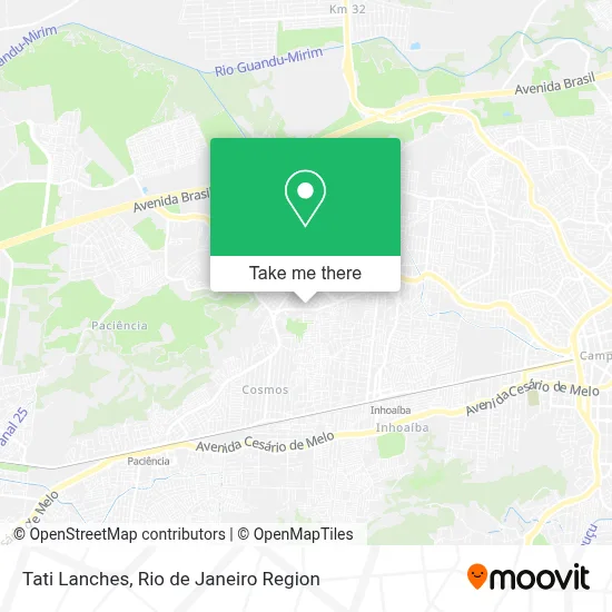 Tati Lanches map