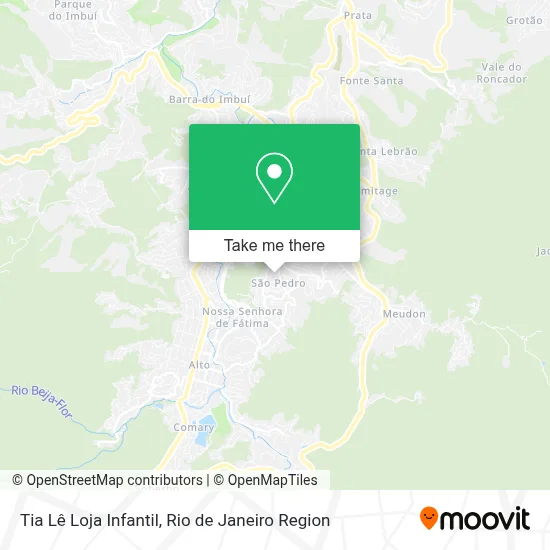 Tia Lê Loja Infantil map