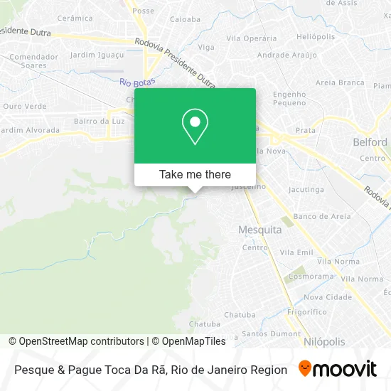 Pesque & Pague Toca Da Rã map