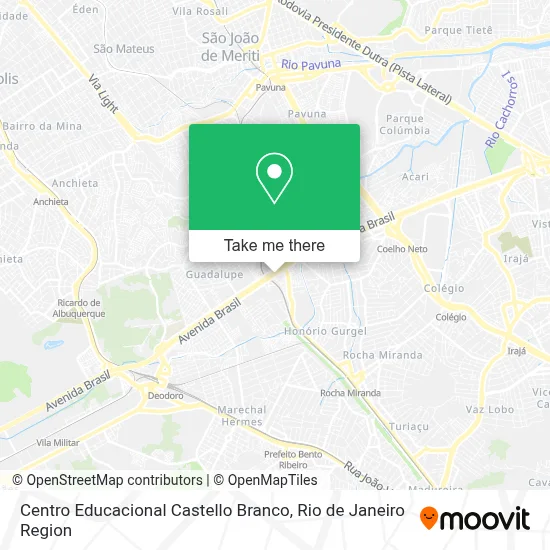 Centro Educacional Castello Branco map