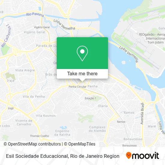 Esil Sociedade Educacional map