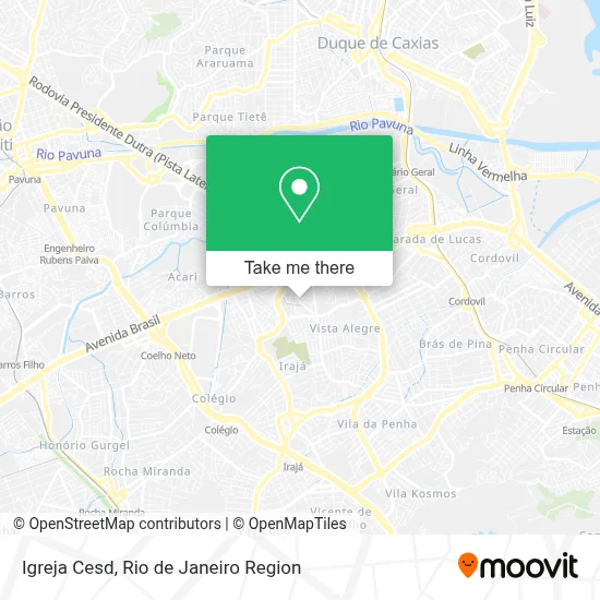 Igreja Cesd map