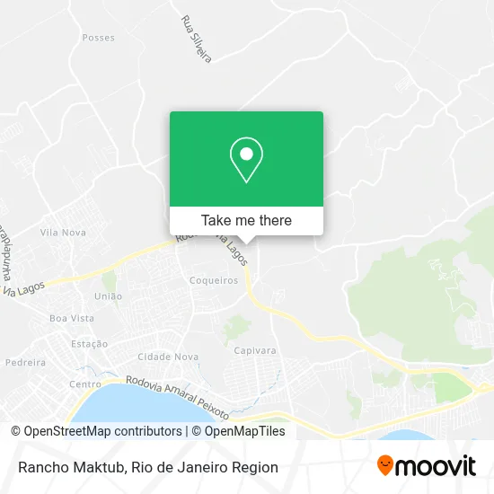 Rancho Maktub map
