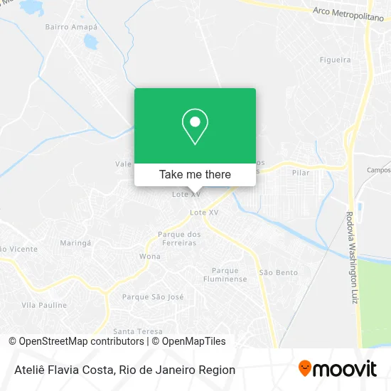 Ateliê Flavia Costa map